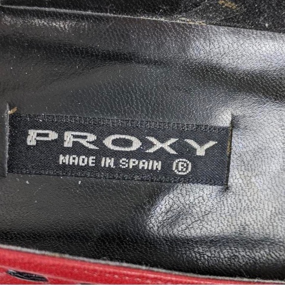 [SOLD]Vintage Red Leather Pumps - Picture 7 of 8